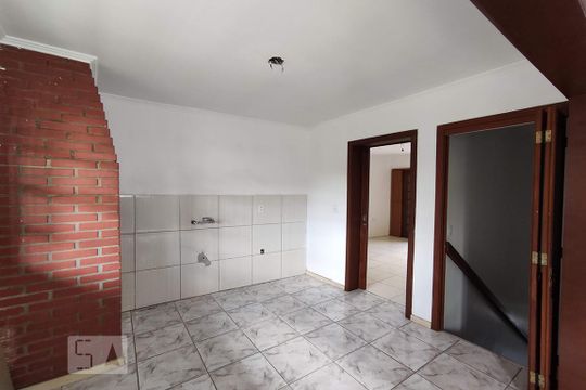 Cozinha com churrasqueira de casa para alugar com 3 quartos, 242m² em Rio Branco, Novo Hamburgo