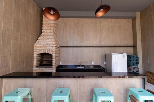 Área comum - Churrasqueira de apartamento para alugar com 2 quartos, 40m² em Vila Prudente, São Paulo