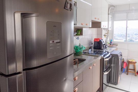 Cozinha de apartamento para alugar com 2 quartos, 40m² em Vila Prudente, São Paulo