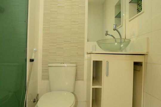 Banheiro Social de apartamento à venda com 2 quartos, 49m² em Vicente de Carvalho, Rio de Janeiro