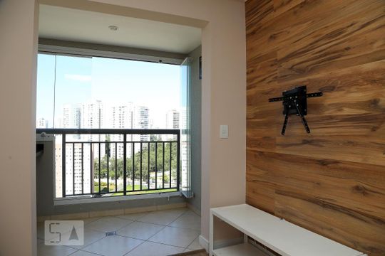 Sala  de apartamento para alugar com 2 quartos, 49m² em Vila Andrade, São Paulo