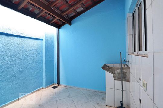 Área de Serviço de casa à venda com 2 quartos, 103m² em Jardim Utinga, Santo André
