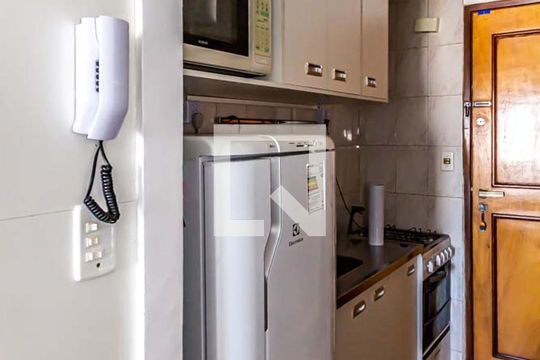 Cozinha de kitnet/studio à venda com 1 quarto, 25m² em Campos Elíseos, São Paulo