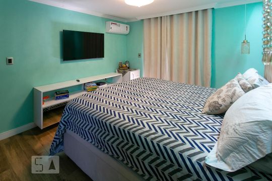 Suite de casa de condomínio à venda com 3 quartos, 120m² em Vargem Pequena, Rio de Janeiro