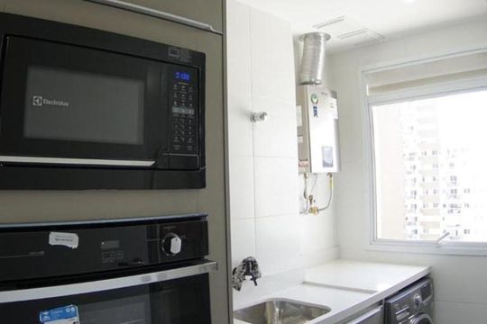 Cozinha e Área de Serviço de apartamento para alugar com 1 quarto, 66m² em Jacarepaguá, Rio de Janeiro