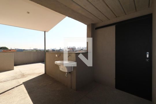 Área de Serviço de apartamento à venda com 2 quartos, 76m² em Jardim Ocara, Santo André