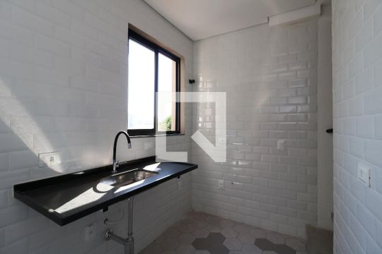 Cozinha de apartamento à venda com 2 quartos, 76m² em Jardim Ocara, Santo André