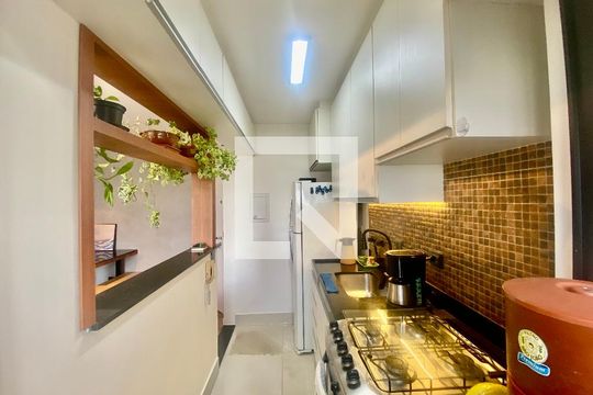 Cozinha de apartamento para alugar com 2 quartos, 43m² em Parque da Mooca, São Paulo