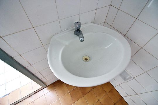 Banheiro Social de casa para alugar com 1 quarto, 75m² em Baeta Neves, São Bernardo do Campo