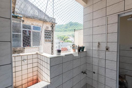 Área de Serviço de apartamento à venda com 2 quartos, 75m² em Riachuelo, Rio de Janeiro