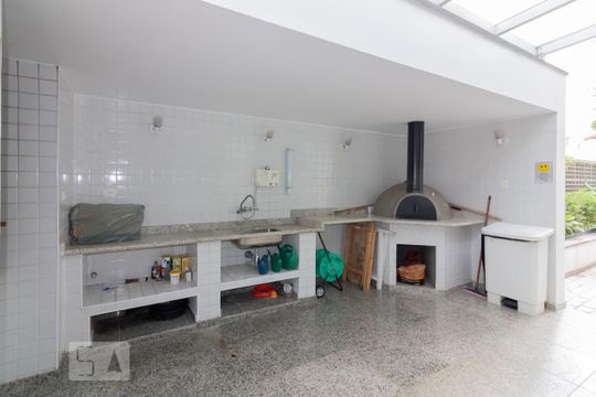 Área comum - Churrasqueira de apartamento para alugar com 3 quartos, 75m² em Indianópolis, São Paulo