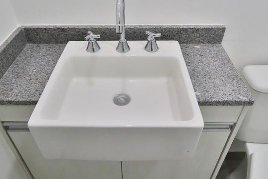 Banheiro de apartamento para alugar com 1 quarto, 25m² em Sumarezinho, São Paulo