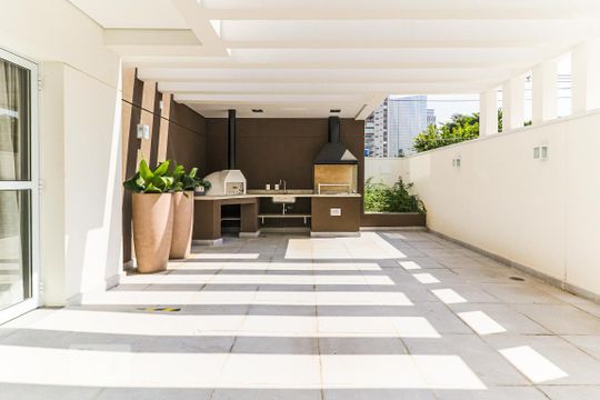Churrasqueira de apartamento para alugar com 1 quarto, 37m² em Vila Gertrudes, São Paulo
