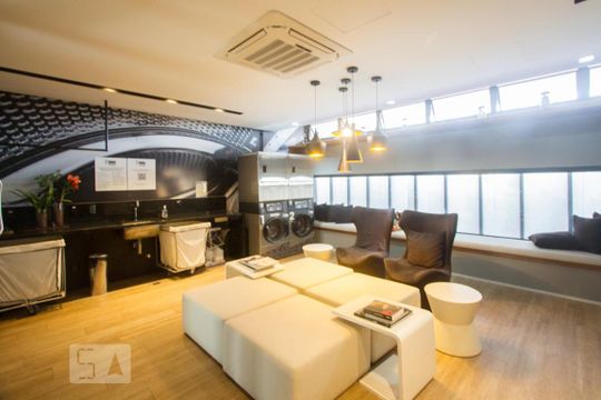 Lavanderia de kitnet/studio para alugar com 1 quarto, 38m² em Campo Belo, São Paulo