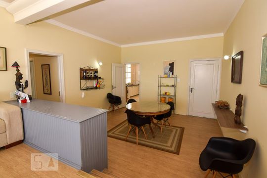 Sala de apartamento para alugar com 4 quartos, 170m² em Centro, Guarujá