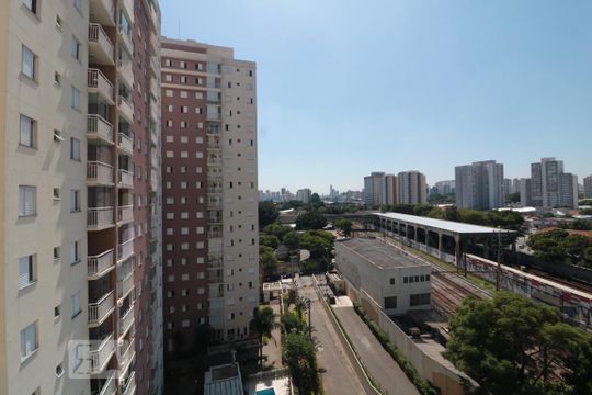 Vista da Sala  de apartamento para alugar com 2 quartos, 44m² em Brás, São Paulo