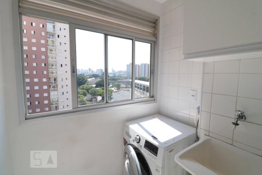 Area de serviço  de apartamento para alugar com 2 quartos, 44m² em Brás, São Paulo
