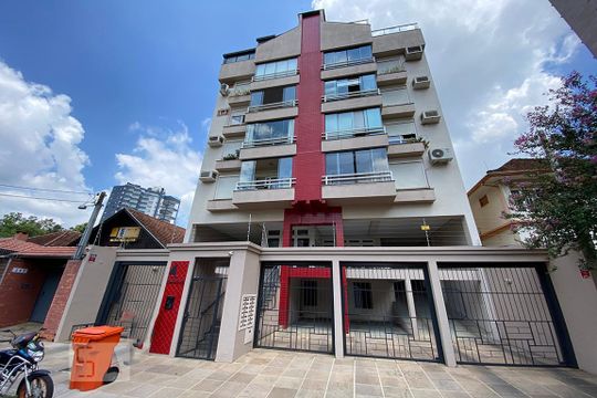 Fachada do Condomínio de apartamento para alugar com 2 quartos, 74m² em Centro, São Leopoldo