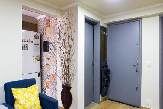 Sala de apartamento à venda com 4 quartos, 116m² em Vila Carmosina, São Paulo