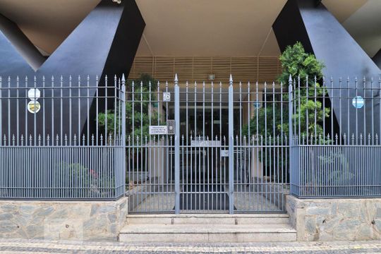 Fachada do Prédio de apartamento para alugar com 1 quarto, 40m² em Funcionários, Belo Horizonte