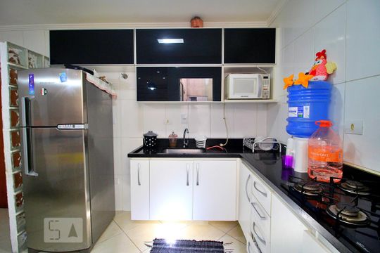 Cozinha de apartamento à venda com 3 quartos, 140m² em Vila Guiomar, Santo André