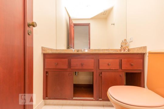 Lavabo de apartamento à venda com 5 quartos, 460m² em Brooklin, São Paulo