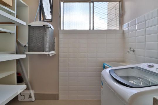 Área de Serviço de apartamento à venda com 1 quarto, 58m² em Lourdes, Belo Horizonte