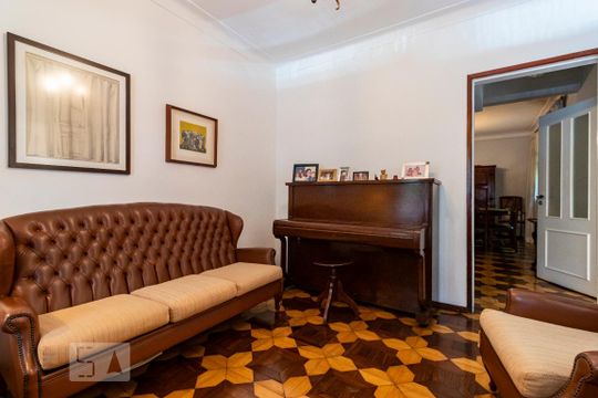 1o. Andar - Sala de estar de casa para alugar com 5 quartos, 380m² em Jardim da Glória, São Paulo
