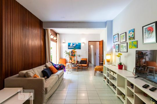 1o. Andar - Sala de TV de casa para alugar com 5 quartos, 380m² em Jardim da Glória, São Paulo