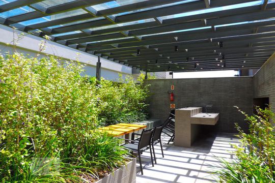 Area Comum - Churrasqueira de apartamento para alugar com 1 quarto, 60m² em Centro, Florianópolis