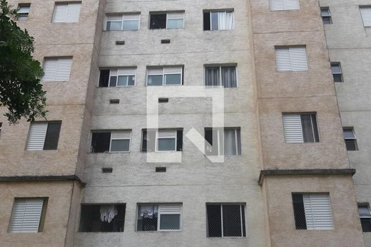 Fachada do bloco de apartamento para alugar com 2 quartos, 48m² em Jardim Ismênia, São José dos Campos