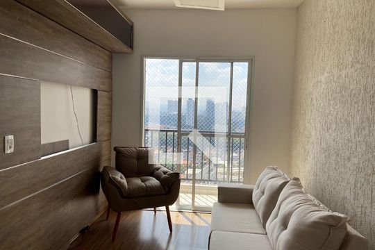 Sala/cozinha de apartamento para alugar com 2 quartos, 51m² em Umuarama, Osasco