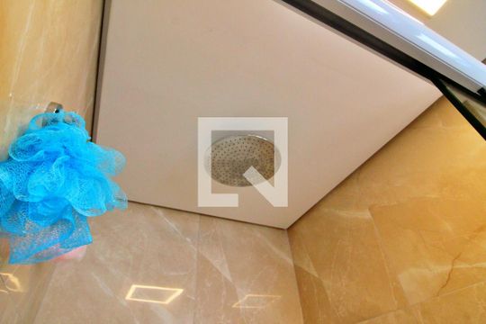 Banheiro da Suíte 1 de apartamento para alugar com 3 quartos, 180m² em Campestre, Santo André