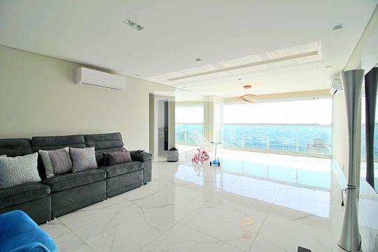 Sala de apartamento para alugar com 3 quartos, 180m² em Campestre, Santo André