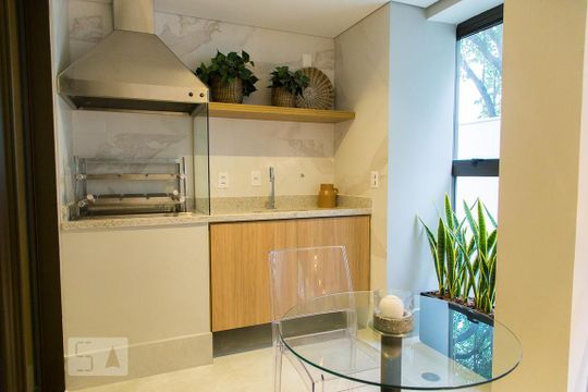 Área comum - Churrasqueira de apartamento para alugar com 1 quarto, 26m² em Vila Clementino, São Paulo
