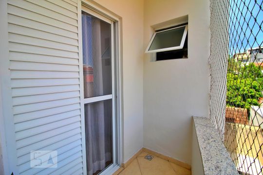 Varanda da Suíte de apartamento à venda com 3 quartos, 180m² em Vila Eldizia, Santo André