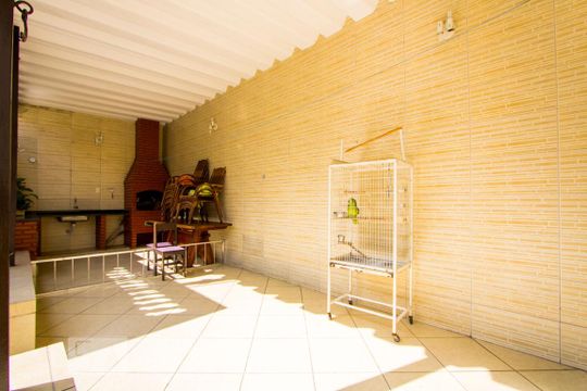 Espaço gourmet de casa à venda com 3 quartos, 258m² em Parque Erasmo Assunção, Santo André