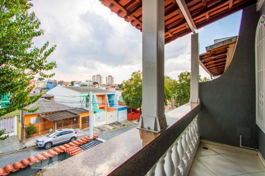 Varanda do quarto 1 de casa à venda com 3 quartos, 258m² em Parque Erasmo Assunção, Santo André