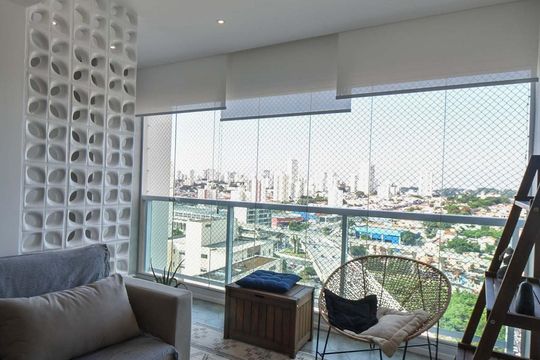 Varanda de apartamento para alugar com 1 quarto, 50m² em Jardim Aeroporto, São Paulo