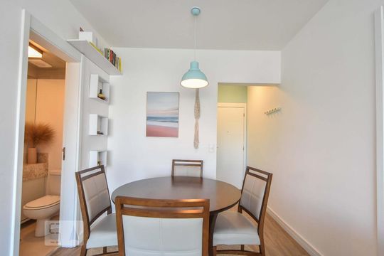 Sala de Jantar de apartamento para alugar com 1 quarto, 50m² em Jardim Aeroporto, São Paulo