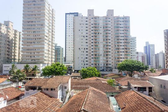 Vista quarto de apartamento para alugar com 1 quarto, 31m² em Aviação, Praia Grande