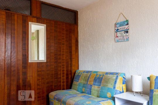 Quarto de apartamento para alugar com 1 quarto, 31m² em Aviação, Praia Grande