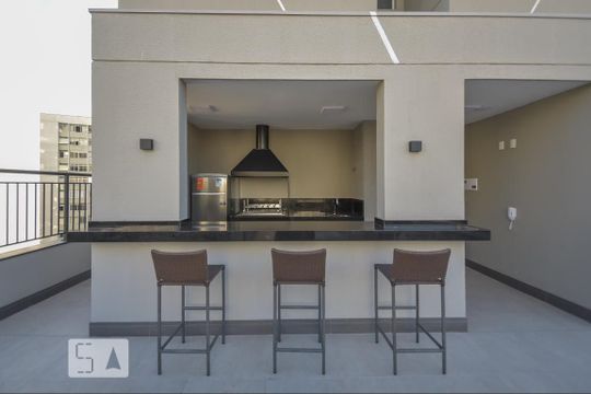 Churrasqueira de kitnet/studio à venda com 1 quarto, 28m² em República, São Paulo