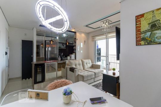 Sala  de apartamento à venda com 2 quartos, 55m² em Vila Moraes, São Paulo