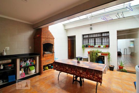 Área de Serviço / Espaço Gourmet de casa à venda com 4 quartos, 255m² em Vila Progresso, Santo André