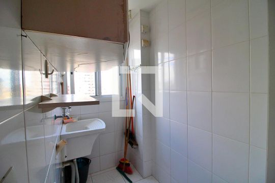 Área de Serviço de apartamento à venda com 3 quartos, 88m² em Vila Valparaíso, Santo André