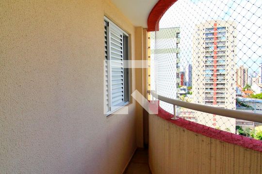 Varanda da Sala de apartamento à venda com 3 quartos, 88m² em Vila Valparaíso, Santo André
