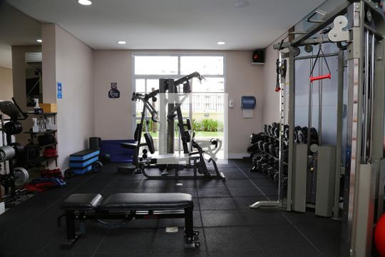 Área Comum - Academia  de apartamento à venda com 3 quartos, 82m² em Vila Andrade, São Paulo