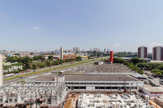 Vista da Sala de apartamento para alugar com 2 quartos, 32m² em Parque Fongaro, São Paulo