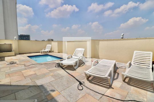 Área comum - Piscina de apartamento para alugar com 1 quarto, 38m² em Consolação, São Paulo